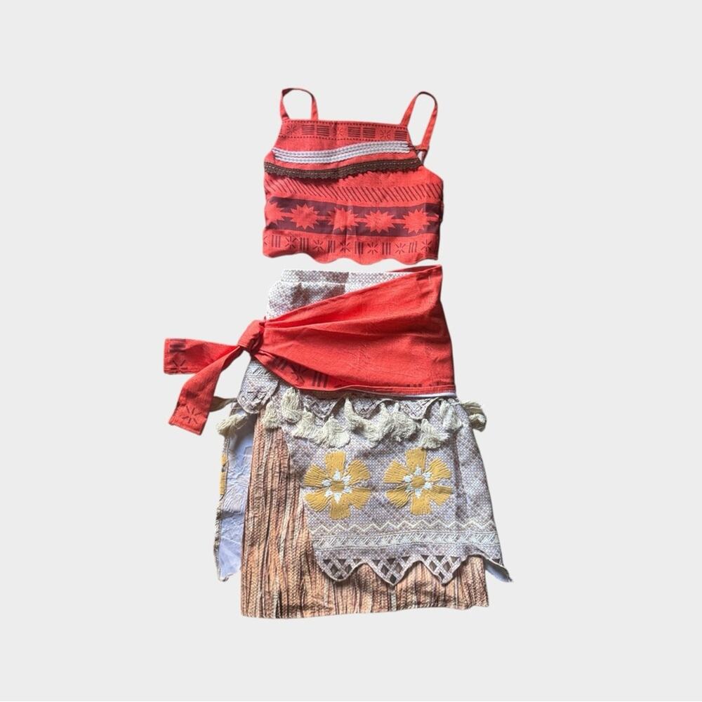 NEW Disney Princess Moana skirt and top, dress size 5/6